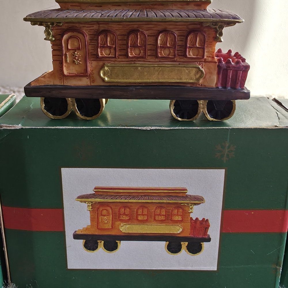 Festive Train Ornament Set - Picture 3 of 16